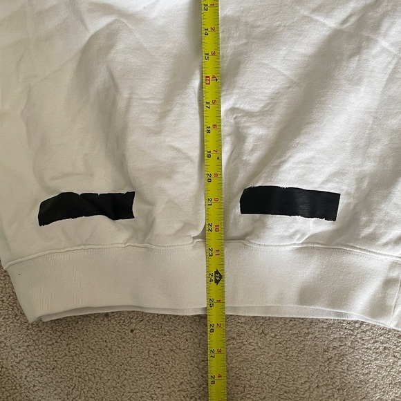 Off-White 100% Cotton Sweatshirt - Sz Medium - Picture 9 of 9